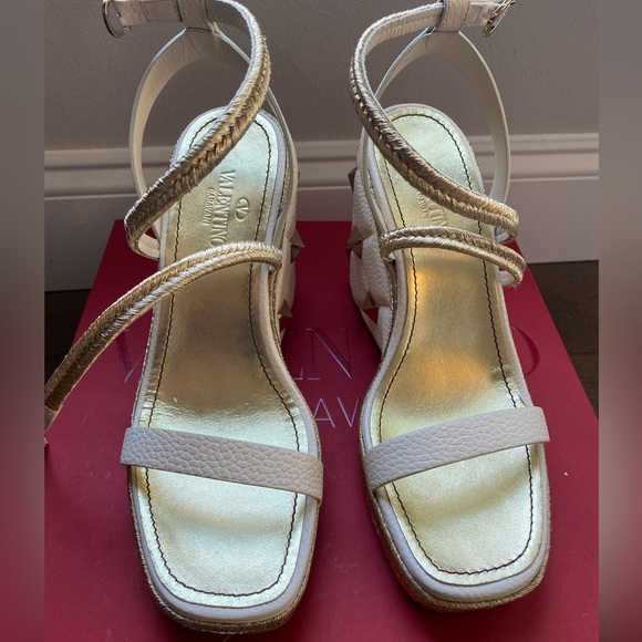 Womens Valentino Espadrillas Wedges - Picture 5 of 8